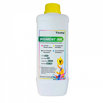 Чернила DTF Yellow pigment ink, желтые, 1000 мл