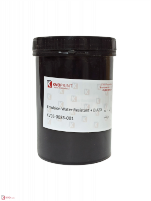 Эмульсия для водных красок KVOPrint Water Resistant (в комплекте с сенсибилизатором), 1кг