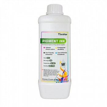 Чернила DTF White pigment ink, белые, 1000 мл